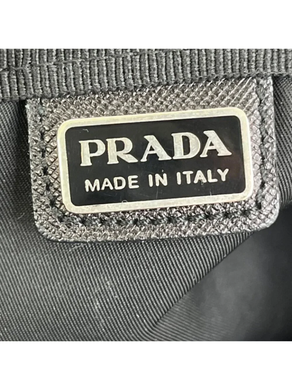 Prada Zipper Pouch Black